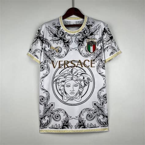 versace italia jersey|Versace white edition jersey.